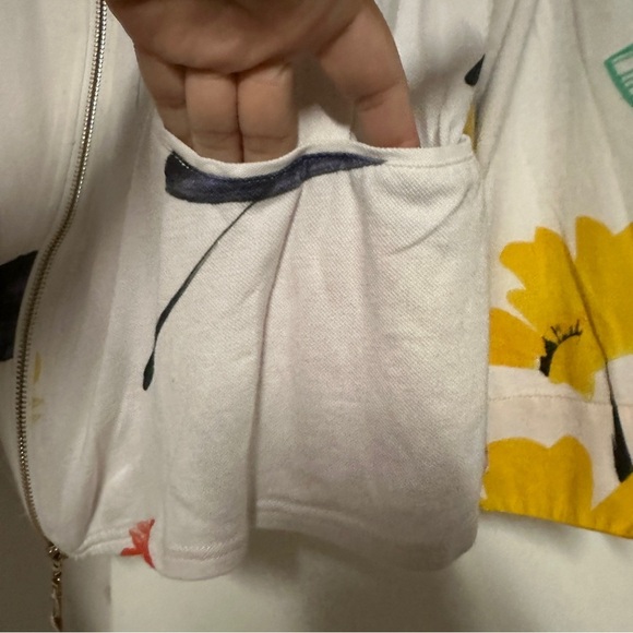 Berek Color of Sunshine Knit Double Zip Up Jacket Size Large - Picture 9 of 10